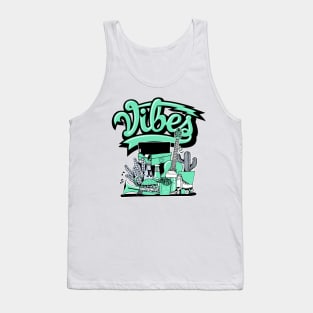 Vibes Mint Foam Shirt Tank Top